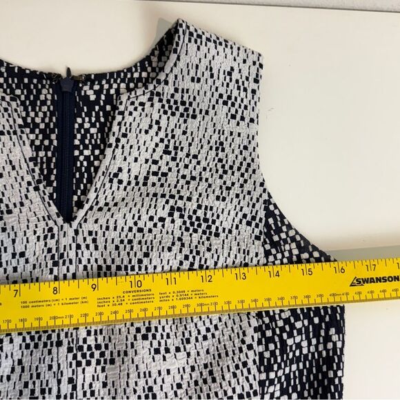 10 Crosby Derek Lam Navy White Shift Dress 0 - Picture 8 of 10